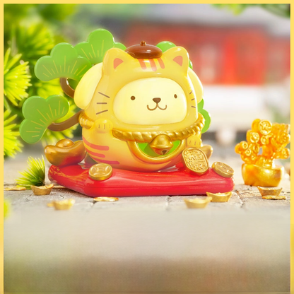 【T10】Sanrio Family Lucky Cat Daruma Doll Series Figures