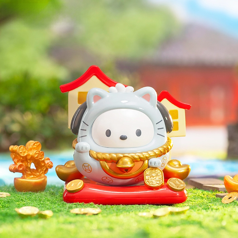 【T10】Sanrio Family Lucky Cat Daruma Doll Series Figures