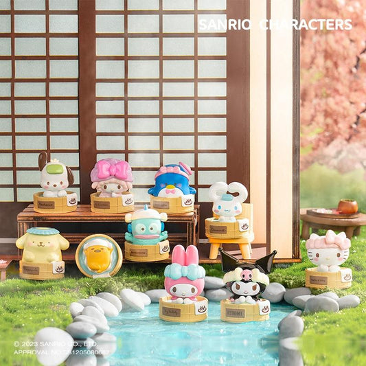 【T18】Sanrio Characters MINI Hot Spring Blind Box