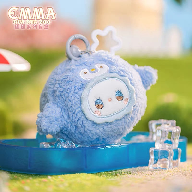 【Q04】EMMA Rua Rua Zoo Tuan Tuan Series Plush Keychain Blind Box