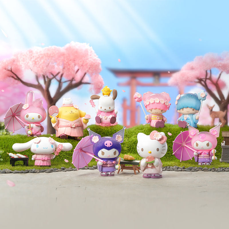 【T16】Sanrio Charecters Blossom And Wagashi